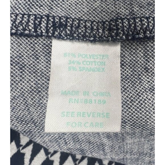 Lilly Pulitzer Jonah Crane Pose Navy & White Knit Sweater Dress 3/4 Sleeves M - Picture 6 of 13